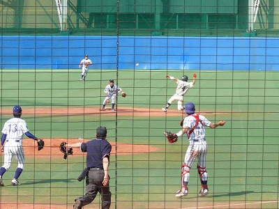 國學院大対立正大 4月24日 東都大学野球2部_b0166128_14535833.jpg