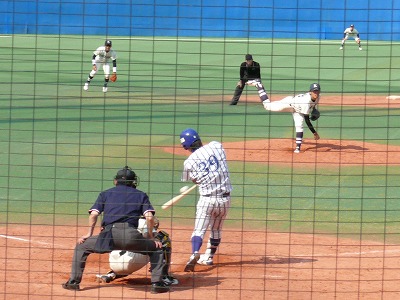 國學院大対立正大 4月24日 東都大学野球2部_b0166128_14552335.jpg