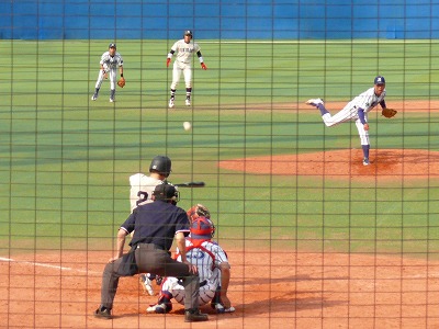 國學院大対立正大 4月24日 東都大学野球2部_b0166128_151559.jpg