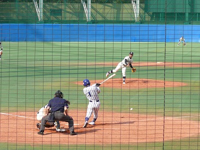 國學院大対立正大 4月24日 東都大学野球2部_b0166128_1525654.jpg