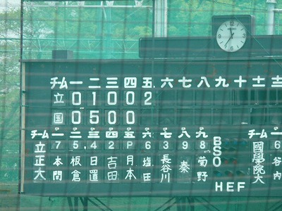 立正大対國學院大 4月25日 東都大学野球2部_b0166128_1746978.jpg