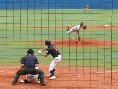 国士舘大対拓殖大 4月25日 東都大学野球2部_b0166128_19212422.jpg