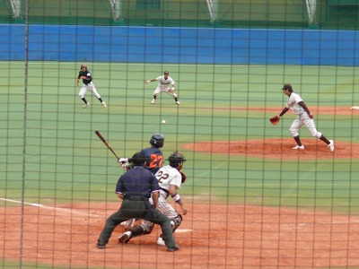 国士舘大対拓殖大 4月25日 東都大学野球2部_b0166128_19411337.jpg