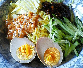 グリコ：麺好亭「冷しジャージャー麺」「冷し汁なし担々麺」を食べた♪_c0014187_15513115.jpg