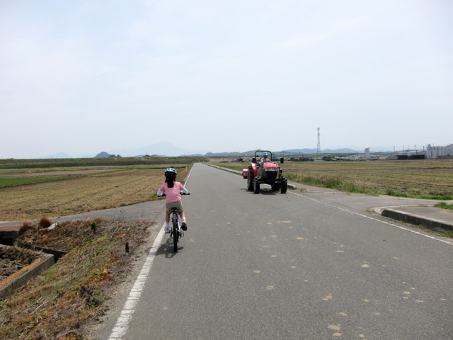 安来市民サイクリングで娘のサイクリングデビュー！_d0141173_083134.jpg