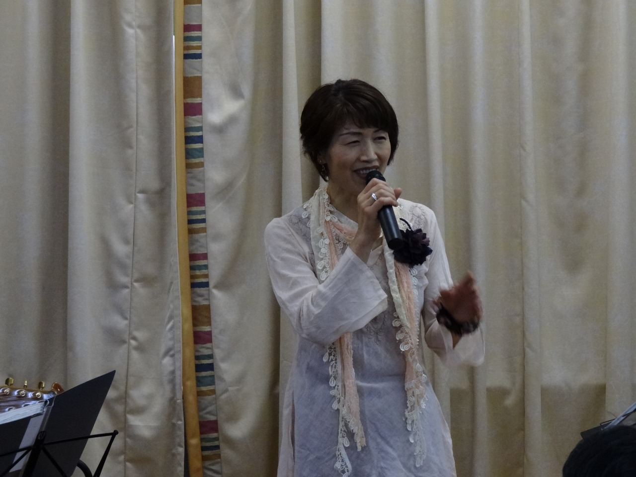 雅音人 春のコンサートツアー4月報告 その1 千葉 らいおんハート言葉のディサービスコンサート_d0063599_4404545.jpg