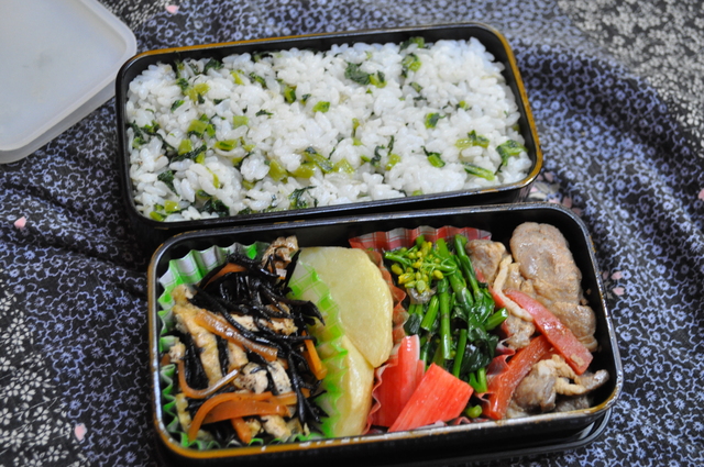 鮭の胡麻衣揚げ弁当～♪。_b0087822_1326165.jpg