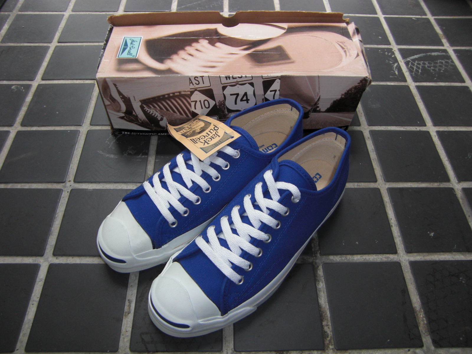アメリカ製 デッドストック コンバース ジャックパーセル MADE IN USA : 奈良の古着屋 used clothing  reserva(レセルバ)