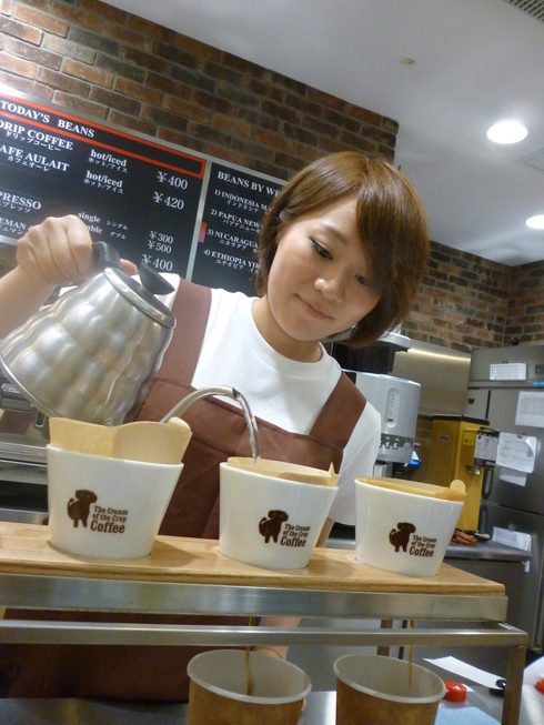 ザ クリーム オブ ザ クロップ コーヒー　The Cream Of The Crop coffee ＠渋谷ヒカリエ/Shibuya Hikarie_a0053662_20382550.jpg