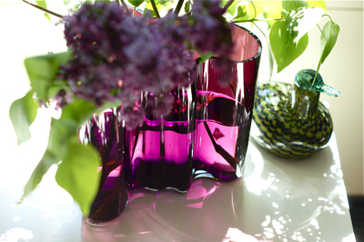 イッタラ アアルトベース ダークライラック 120mm イッタラ 希少 ダークライラック アアルト ベース 120mm 花瓶 【公式通販】