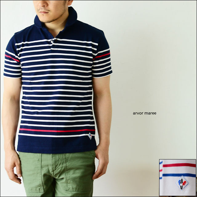 arvormaree [アルボーマリー] SAILAR POLO BORDER [セーラーカラーボーダーポロシャツ] MEN\'S_f0051306_1953492.jpg