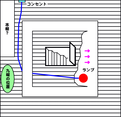 『黒魔術殺人事件』 のカーペットの件 /金田一少年の事件簿_e0018444_22534476.gif