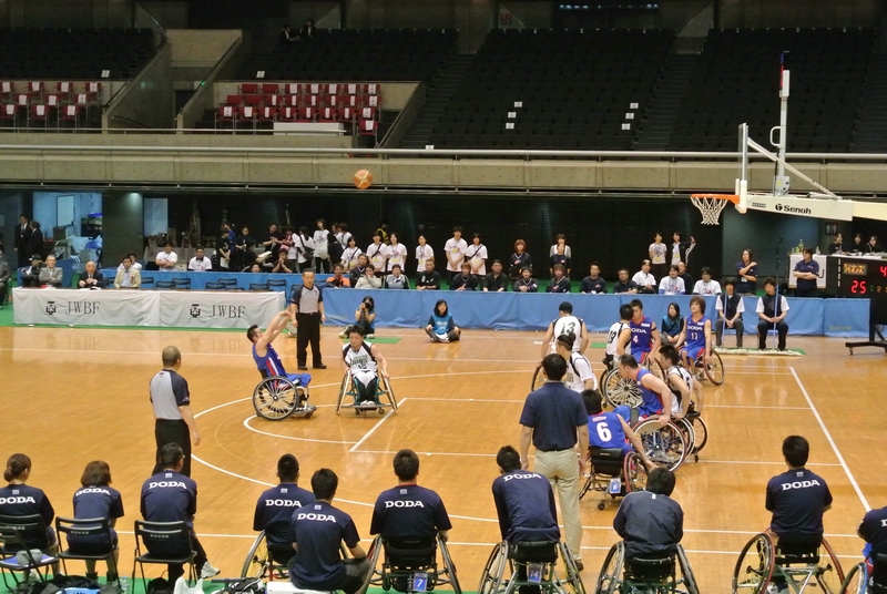  車椅子バスケットボール全日本選手権、3日目の3位決定戦_e0089232_11571242.jpg