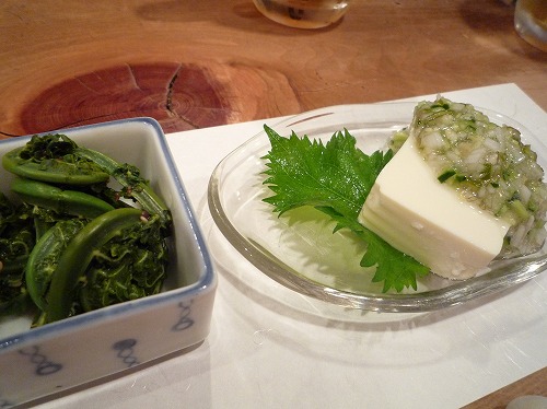 マグロの刺身 はまぐりの酒蒸し ウドの酢味噌和え パルシステムのある生活