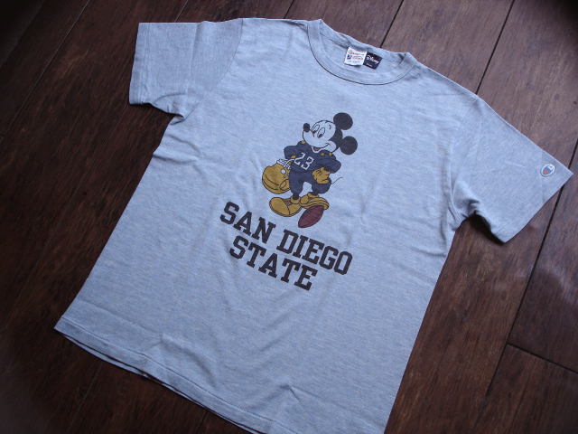 NEW : Champion [MICKEY MOUSE] \"FOOT BALL Tee\" & \"T-SHIRT\" !!_a0132147_2161098.jpg