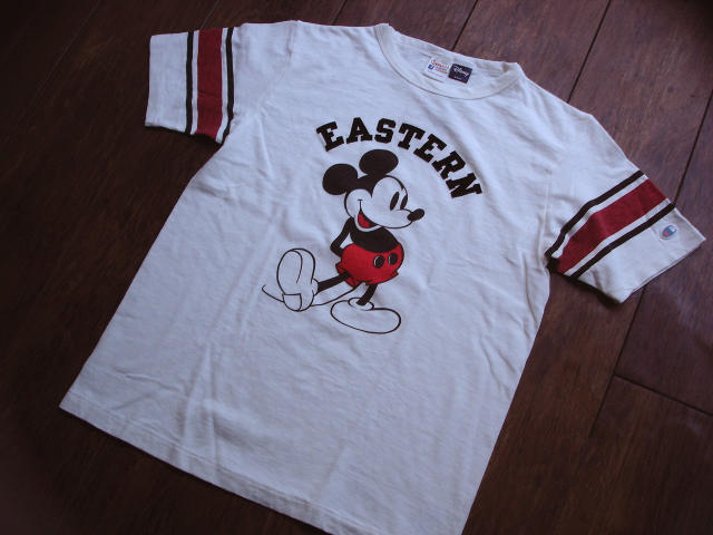 NEW : Champion [MICKEY MOUSE] \"FOOT BALL Tee\" & \"T-SHIRT\" !!_a0132147_2171995.jpg