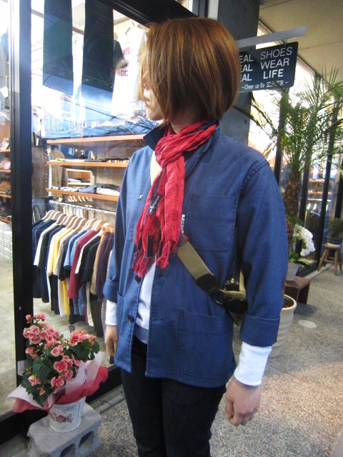 半PAN とのSET UP!で。。。CHEVRE Coverall JKT!★_d0152280_23331167.jpg