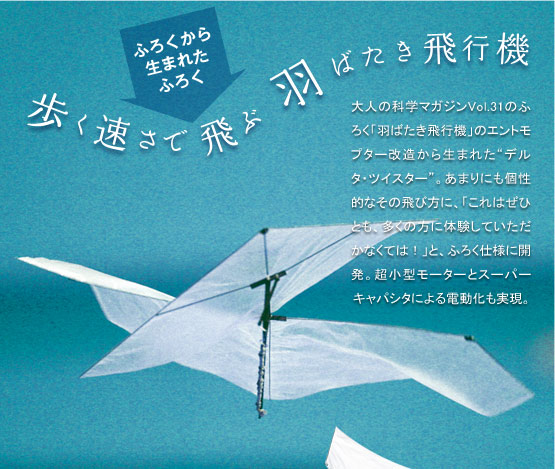 デルタツィスター 奇怪な羽ばたき飛行機_d0067943_8103997.jpg