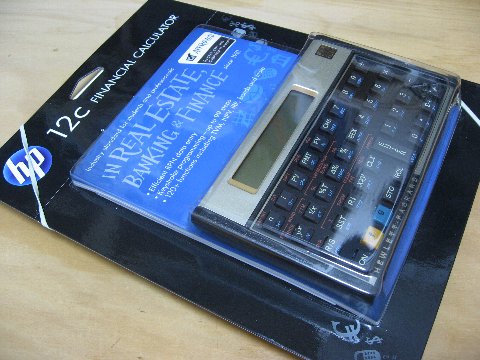 HP-12C 無印購入 : モナー課長の部屋 HP-12C 無印購入 : モナー課長の部屋