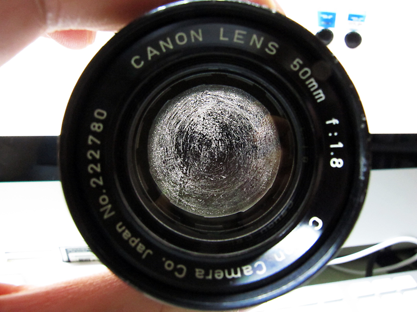 Canon 50mm f:1.8 Lマウント : カメラーメン