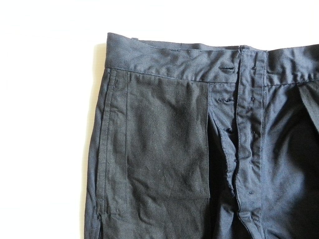 Italian army chino shorts dead stock navy blue version_f0226051_15265928.jpg