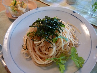 from HOKKAIDO  たらこパスタ＆デザート♪_a0165160_1635148.jpg