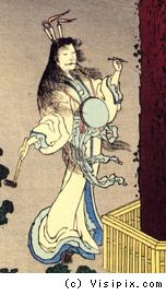 葛飾北斎《百人一首　姥がゑとき》 41-50_b0044404_093491.jpg