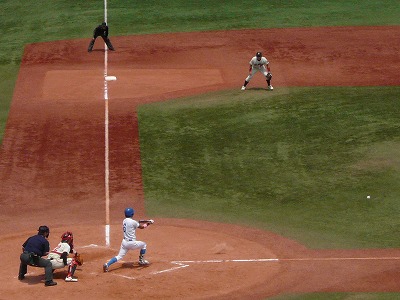 日本大対青学大 5月10日 東都大学野球1部_b0166128_1126179.jpg