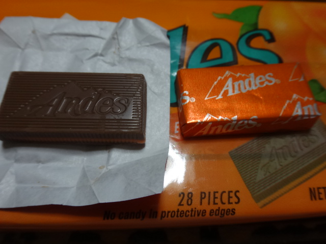 アンデスと言う名の米国製のチョコレート いかにも と言う味です Loosetieのグルメダイエット
