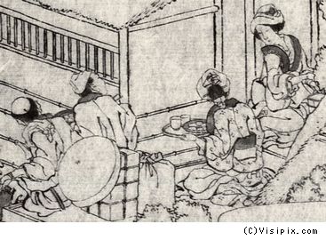 葛飾北斎《百人一首 姥がゑとき》 51-60 : Art & Bell by Tora