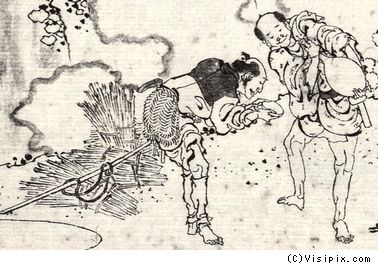 葛飾北斎《百人一首 姥がゑとき》 51-60 : Art & Bell by Tora