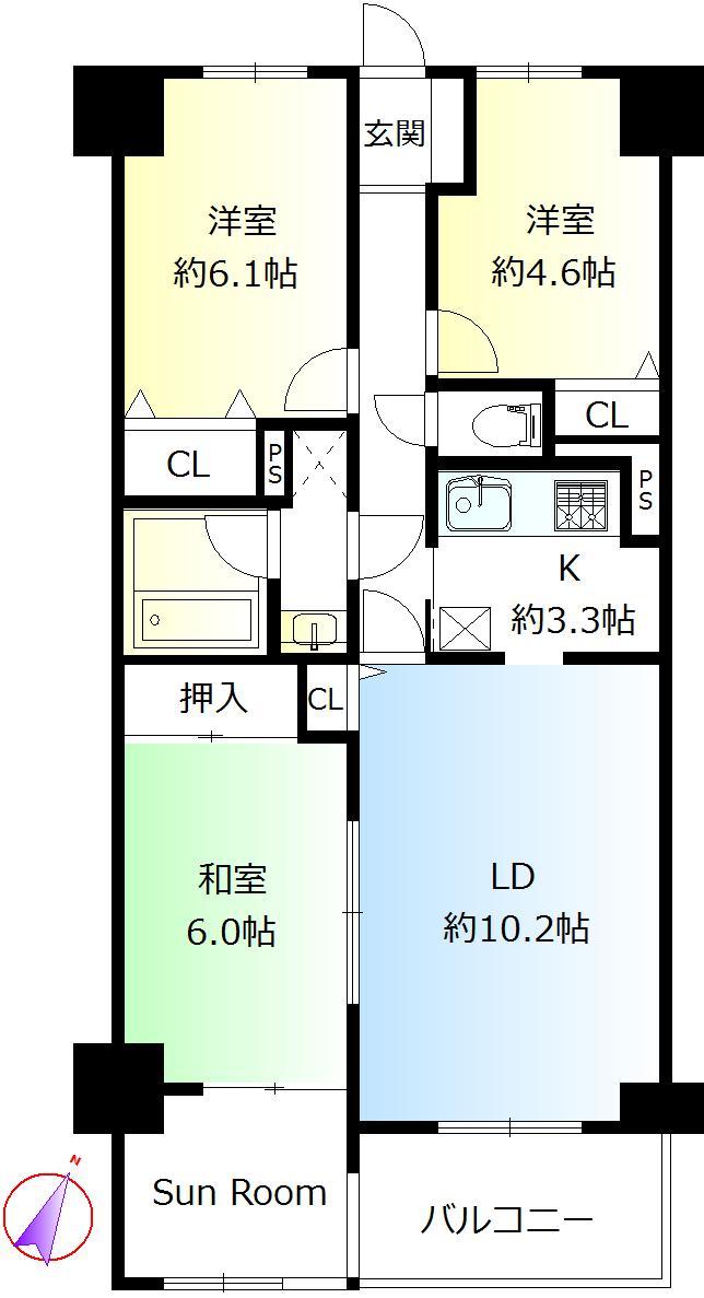 モアステージ一之江(中古マンション)_b0246953_10352652.jpg