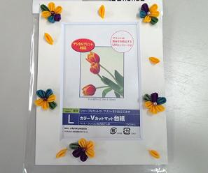 フォトフレームと蝶のかんざし *新札幌教室_c0122475_14214344.jpg