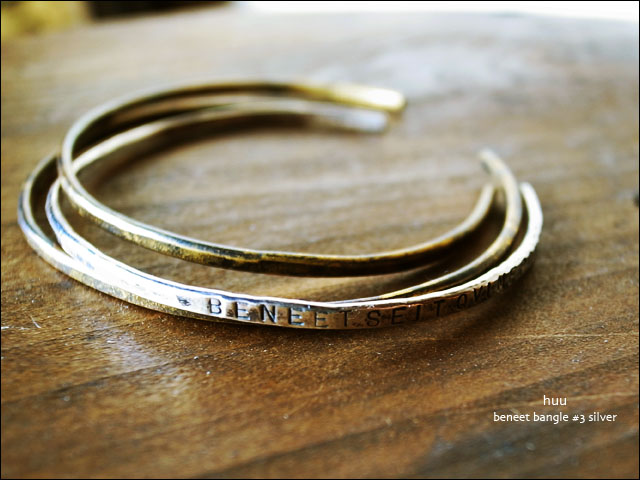 huu[エイチ・ユー・ユー] beneet bangle #3 silver [B-213]_f0051306_13485737.jpg