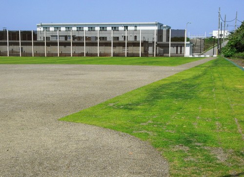 三宅中学校グラウンド、変身_c0204385_2082751.jpg