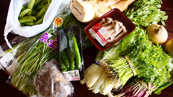 京野菜の届け物_e0148373_10345671.jpg