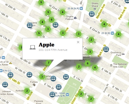 ニューヨークのIT企業をまとめた地図（採用情報つき） Digital Jobs Map_b0007805_4261776.jpg