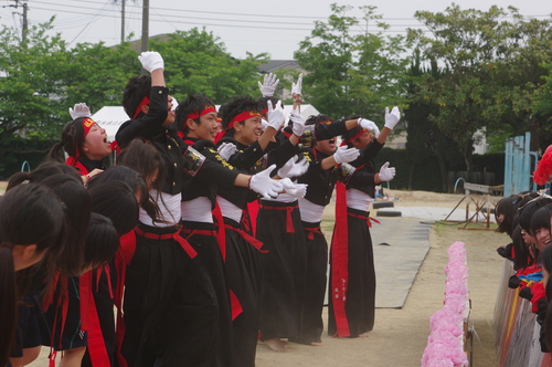 2012 玉名高校 体育祭 人文字 応援合戦 そして 応援リーダー_b0183583_0383822.jpg