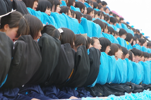 2012 玉名高校 体育祭 人文字 応援合戦 そして 応援リーダー_b0183583_0514480.jpg