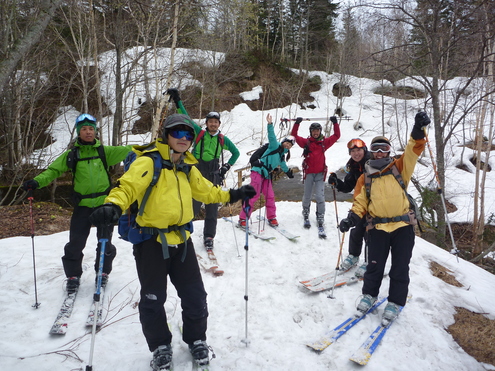2012シーズン最後の秀岳荘テレマークスキーツアー_d0198793_19133718.jpg