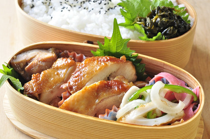 中華風鶏の照り焼き弁当_b0171098_751121.jpg