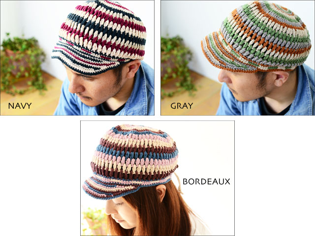 anapau [アナパウ] Rainbow Knit Cap「レインボーニットキャップ」 [HCN-1201]　MEN\'S/LADY\'S_f0051306_18185385.jpg