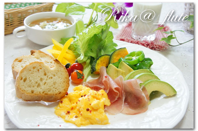 お野菜いっぱいワンプレート&お野菜スープ_c0103827_17562054.jpg