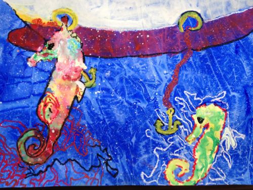 12 4 タツノオトシゴpart2 アトリエciel 子供絵画造形教室 12 4 タツノオトシゴpart2 アトリエciel 子供絵画造形教室