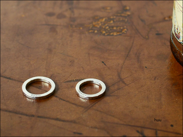 huu[エイチ・ユー・ユー] tataki ring silver[たたきシルバーリング][R-108] MEN\'S/LADY\'S　_f0051306_1814294.jpg