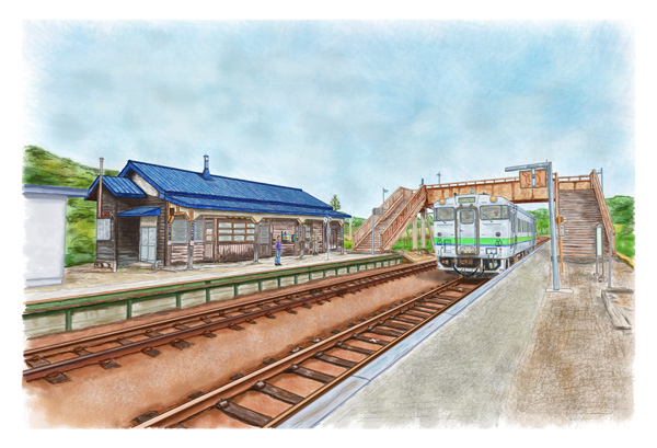 父のふるさと〜上厚内駅_b0175635_1446017.jpg