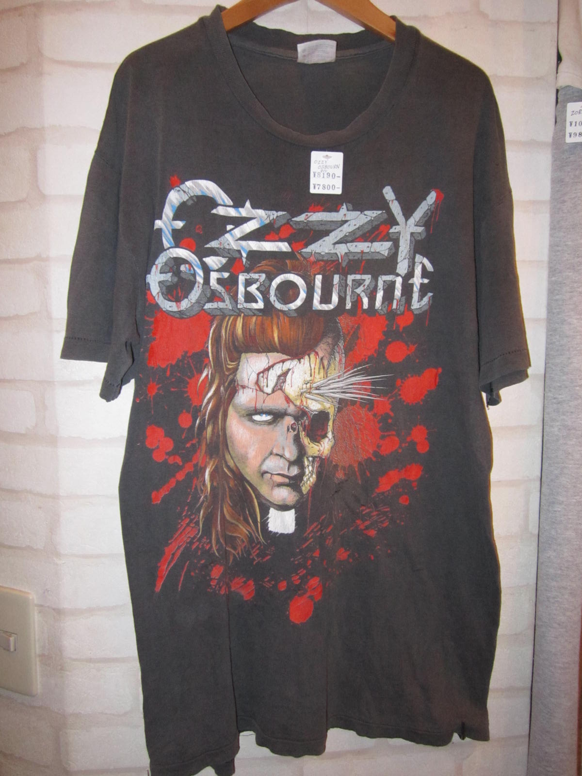 OZZY OSBOURNE (オジー・オズボーン)　Tシャツ　当時物レア_f0181819_18562119.jpg