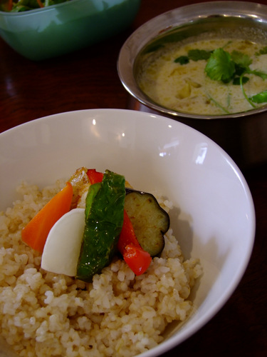「恵比寿 キッチンわたりがらすのグリーンカレーランチ」_a0000029_054651.jpg