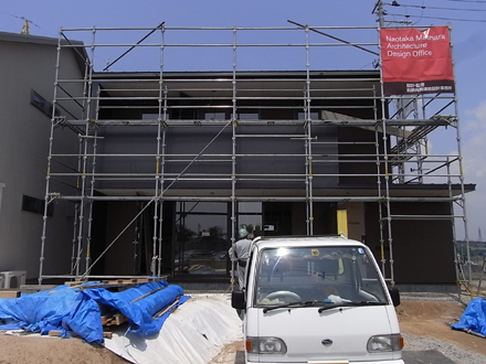 『横塚の家』 外装工事_e0197748_1340465.jpg