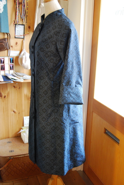 着物リメイク・大島コート_d0127925_1345493.jpg